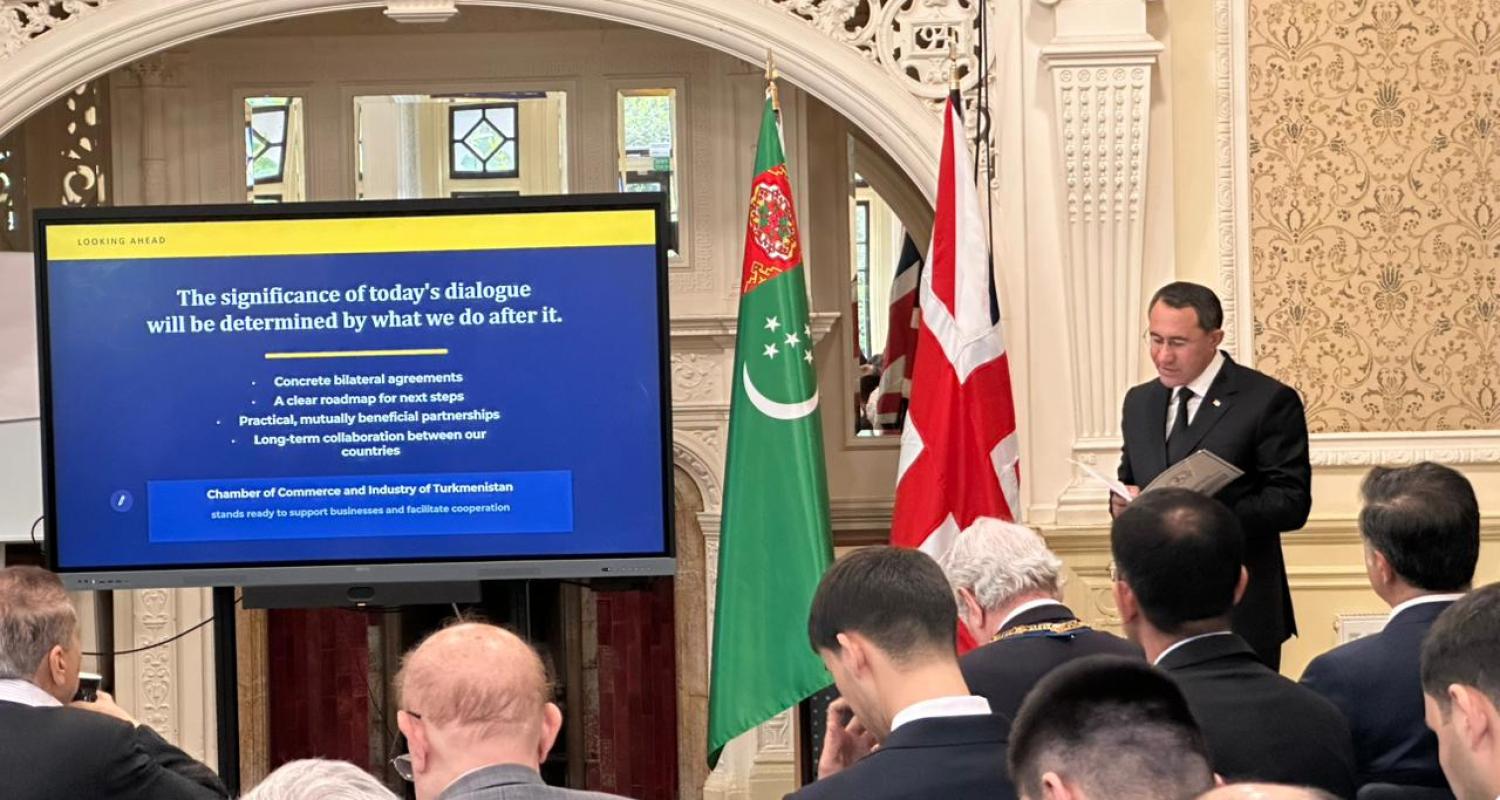 Türkmenistan Londondaky täze B2B Exchange platformasynyň üsti bilen Britaniýanyň bazarlaryna çykýar