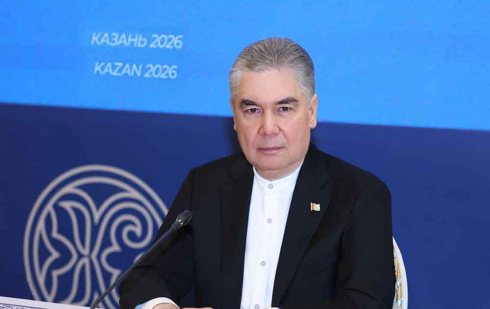 Türkmen halkynyň Milli Lideri, Türkmenistanyň Halk Maslahatynyň Başlygy Gurbanguly Berdimuhamedowyň Kazan şäheriniň «Yslam dünýäsiniň medeni paýtagty» diýlip yglan edilmegi mynasybetli Yslam Hyzmatdaşlyk Guramasynyň maslahatyndaky ÇYKYŞY