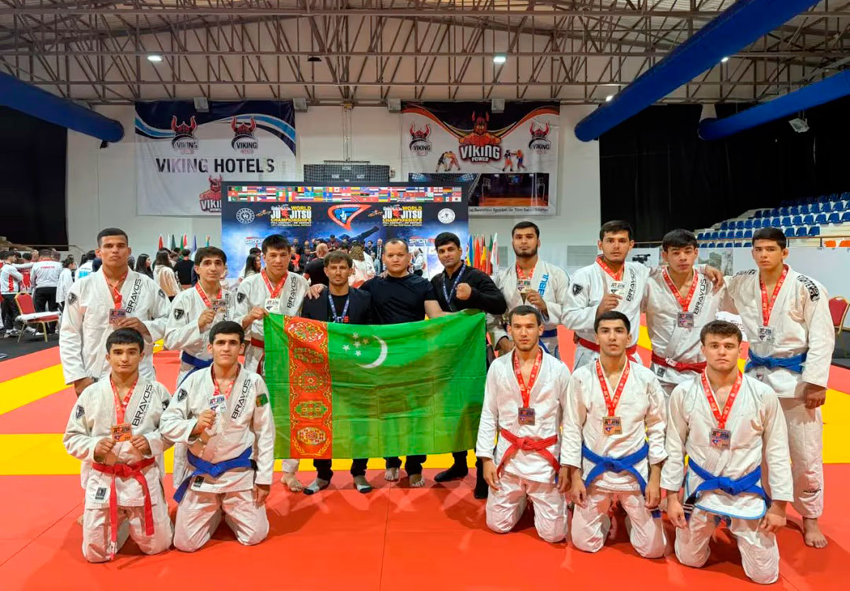 The team of Turkmenistan won 42 medals and the first place at the World Championships-2026 in contact jiu-jitsu in Türkiye