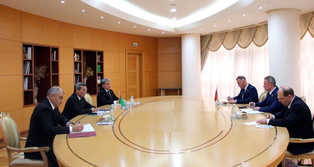 Türkmenistanyň daşary syýasat edarasynyň ýolbaşçysy Belarus Respublikasynyň daşary işler ministriniň orunbasary bilen duşuşdy