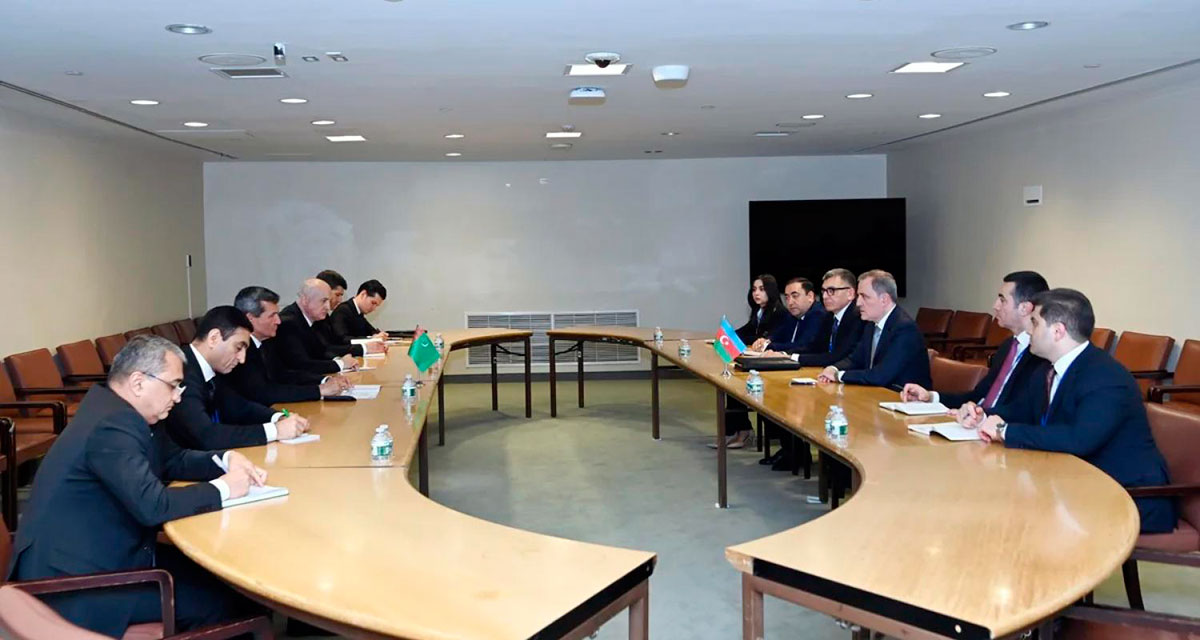 Meeting of the Foreign Ministers of Turkmenistan and Azerbaijan