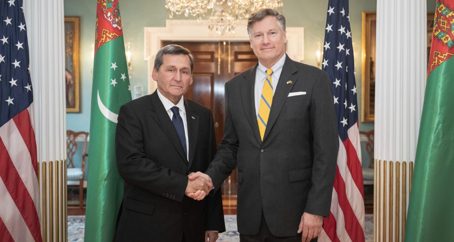 Meeting of the Minister of Foreign Affairs of Turkmenistan with the Deputy Secretary of State of the United States of America