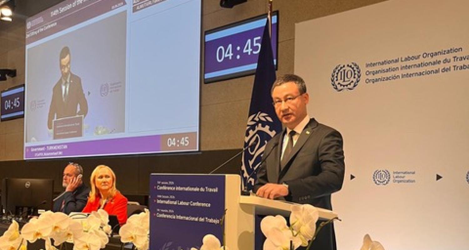 Türkmenistanyň wekiliýeti Halkara zähmet maslahatynyň 114-nji sessiýasyna gatnaşdy