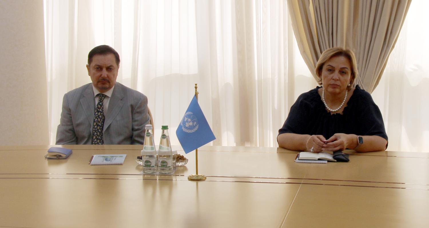 Meeting with the UN Resident Coordinator and UNDP Resident Representative in Turkmenistan