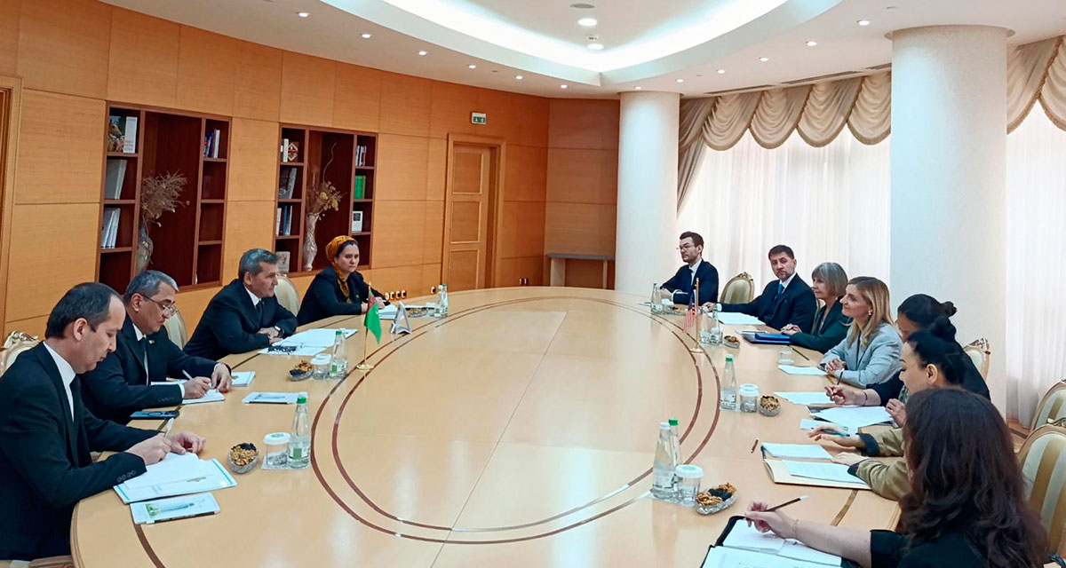 Minister of Foreign Affairs of Turkmenistan met with U.S. Under Secretary of State