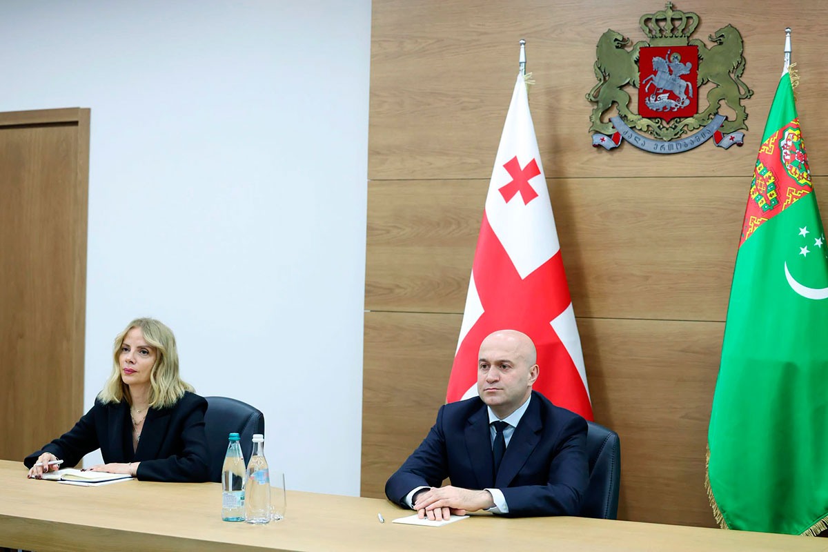 Türkmenistanyň Gruziýadaky Ilçisiniň Gruziýanyň Içeri işler ministri bilen duşuşygy
