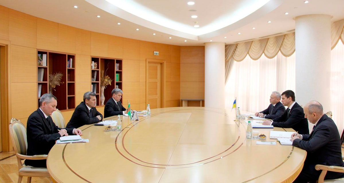 Meeting of the Minister of Foreign Affairs of Turkmenistan with Representatives of the Ministry of Foreign Affairs of Ukraine