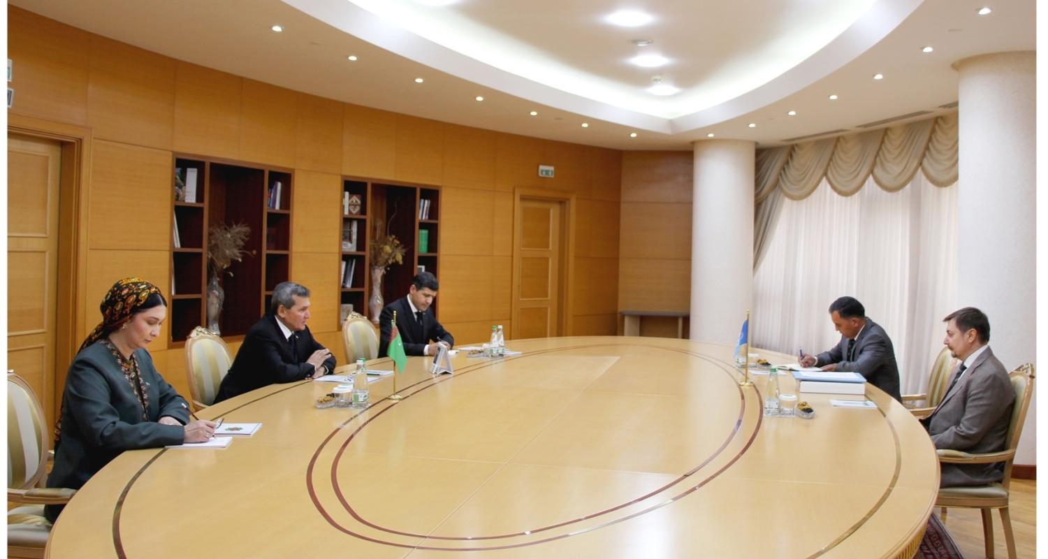 Minister of Foreign Affairs of Turkmenistan held a meeting with the UN Resident Coordinator in Turkmenistan