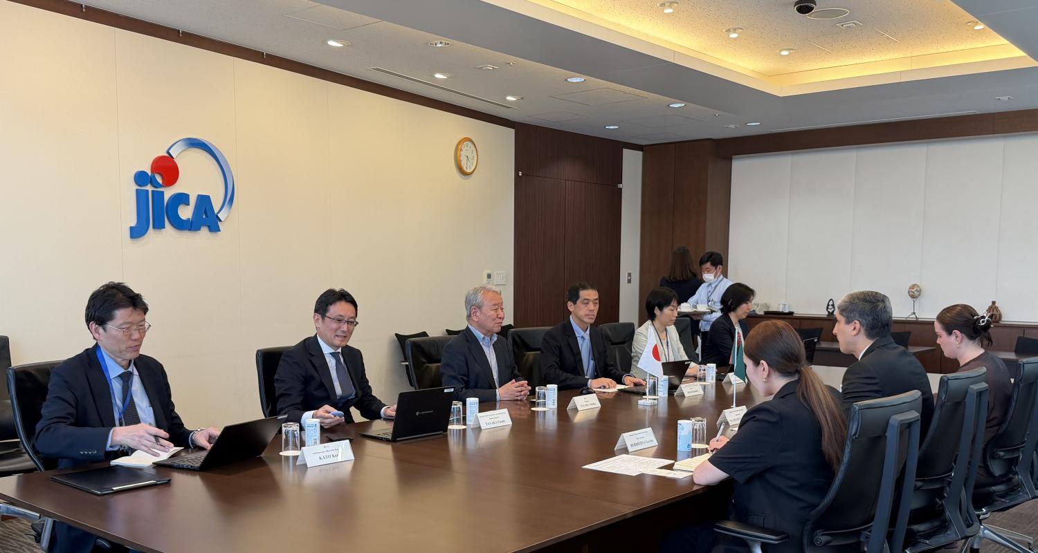 Meeting with the President of Japan International Cooperation Agency was held
