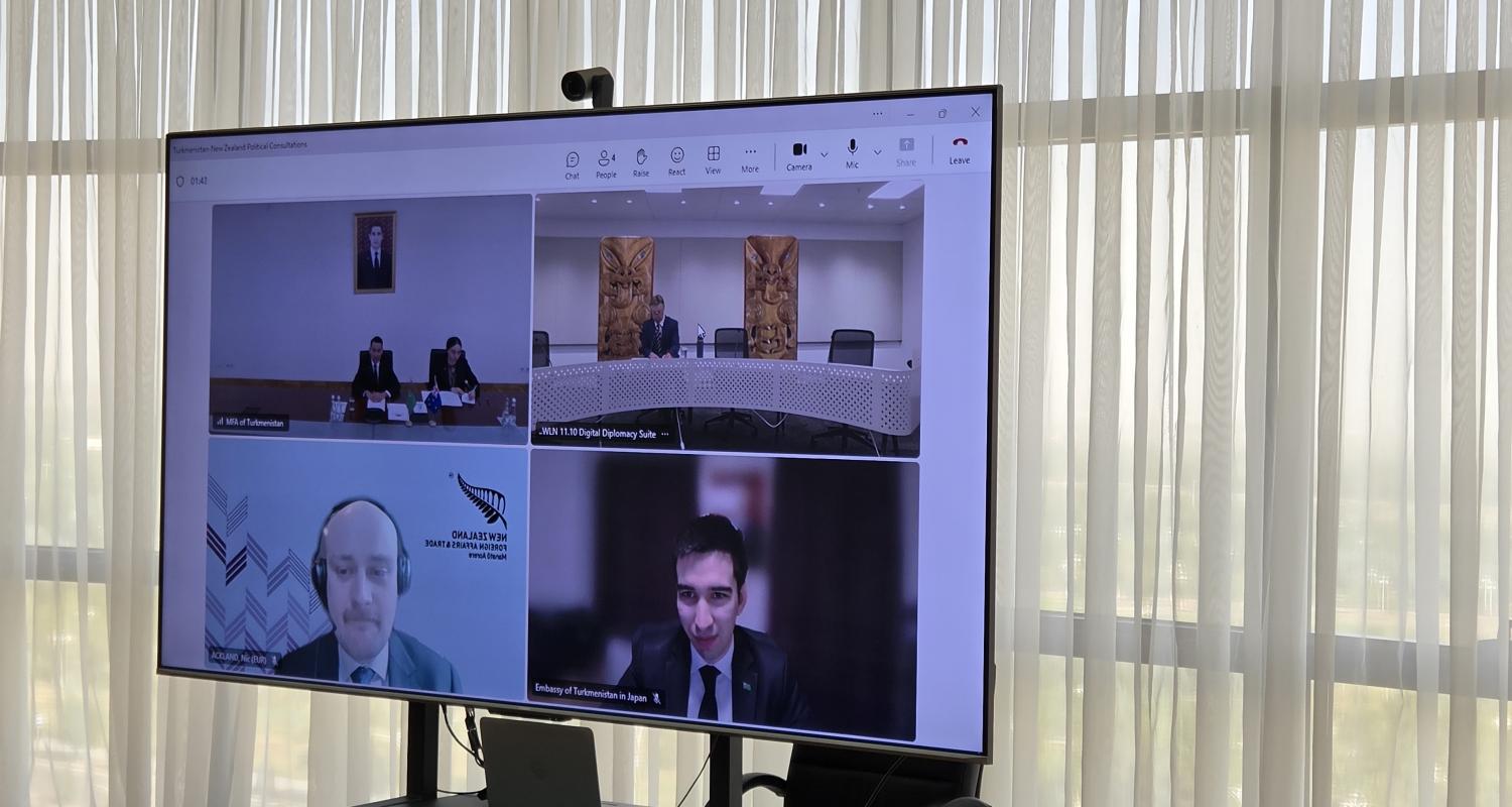 Türkmenistanyň we Täze Zelandiýanyň arasynda ilkinji syýasy geňeşmeler geçirildi