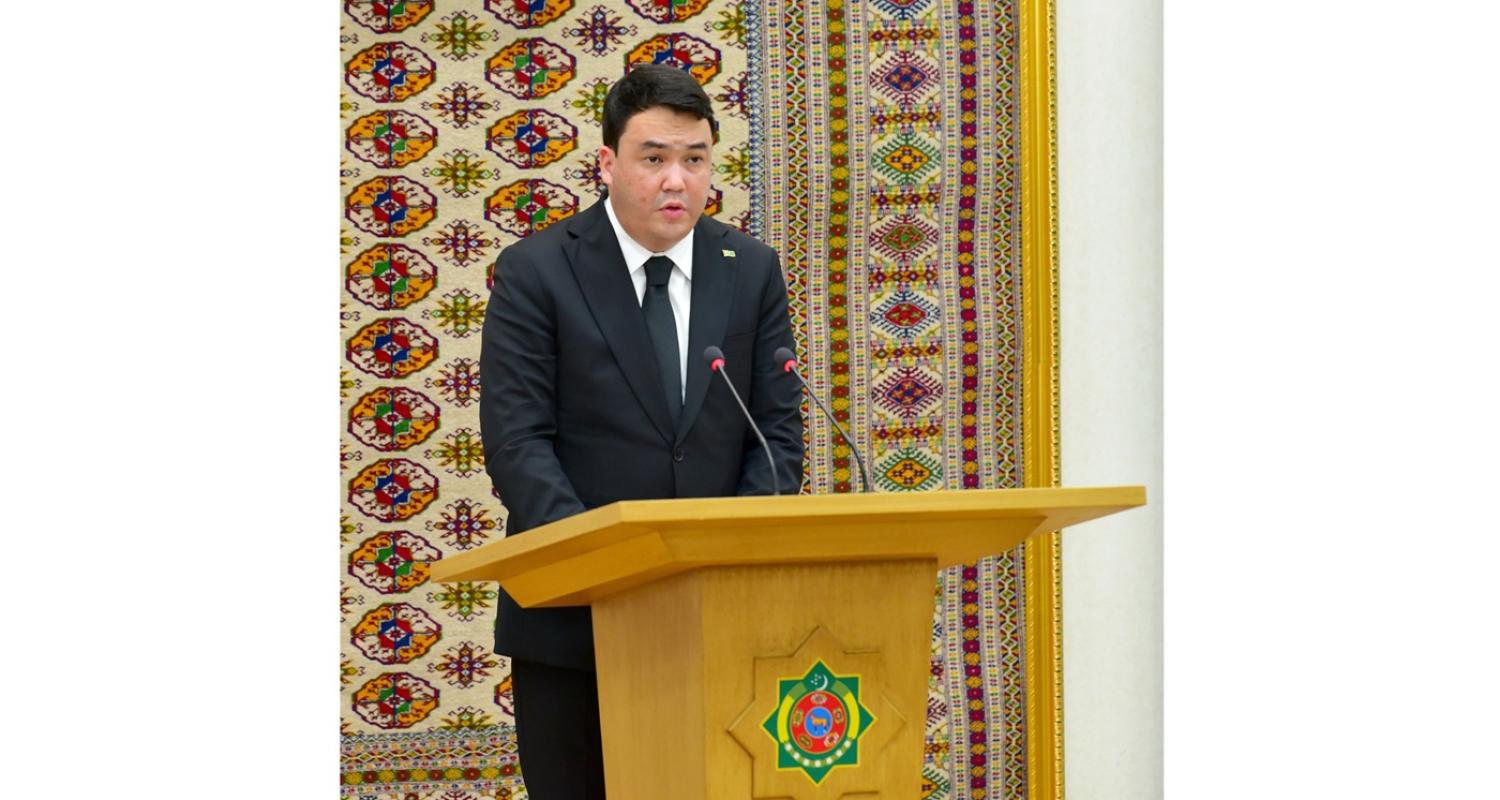 Türkmenistanyň başlangyjy bilen kabul edilen BMG-niň Baş Assambleýasynyň «Halkara hukugynyň ýyly, 2028-nji ýyl» atly Kararnamasyny durmuşa geçirmegiň ýolunda