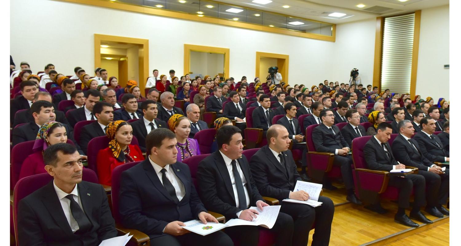 Türkmenistanyň başlangyjy bilen kabul edilen BMG-niň Baş Assambleýasynyň «Halkara hukugynyň ýyly, 2028-nji ýyl» atly Kararnamasyny durmuşa geçirmegiň ýolunda