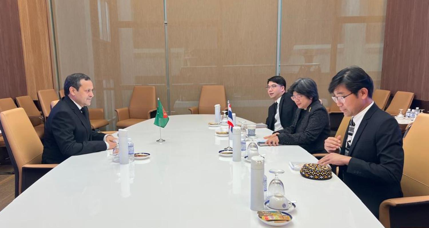 Ambassador of Turkmenistan held meeting at the Ministry of Foreign Affairs of Thailand