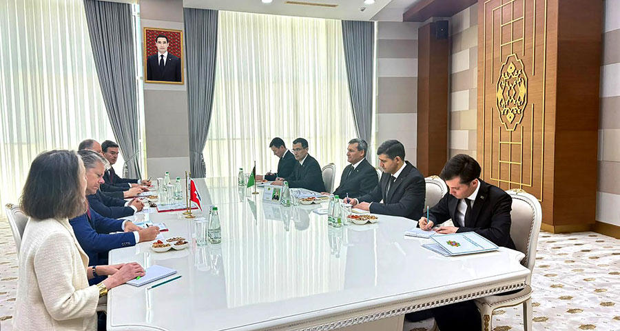 The Minister of Foreign Affairs of Turkmenistan had a meeting with the OSCE Chairman-in-Office