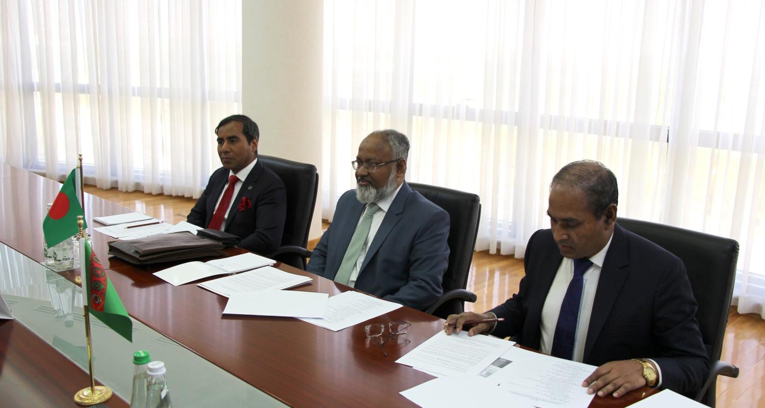 The first Turkmen-Bangladeshi political consultations were held in Ashgabat