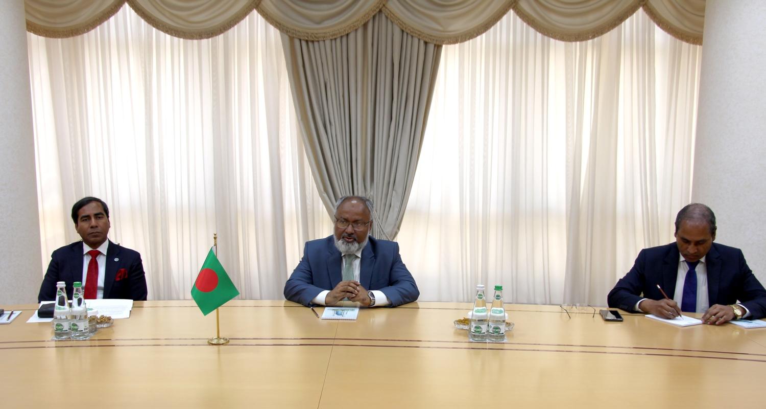 Minister of Foreign Affairs of Turkmenistan Met with the Delegation of the Ministry of Foreign Affairs of the People’s Republic of Bangladesh