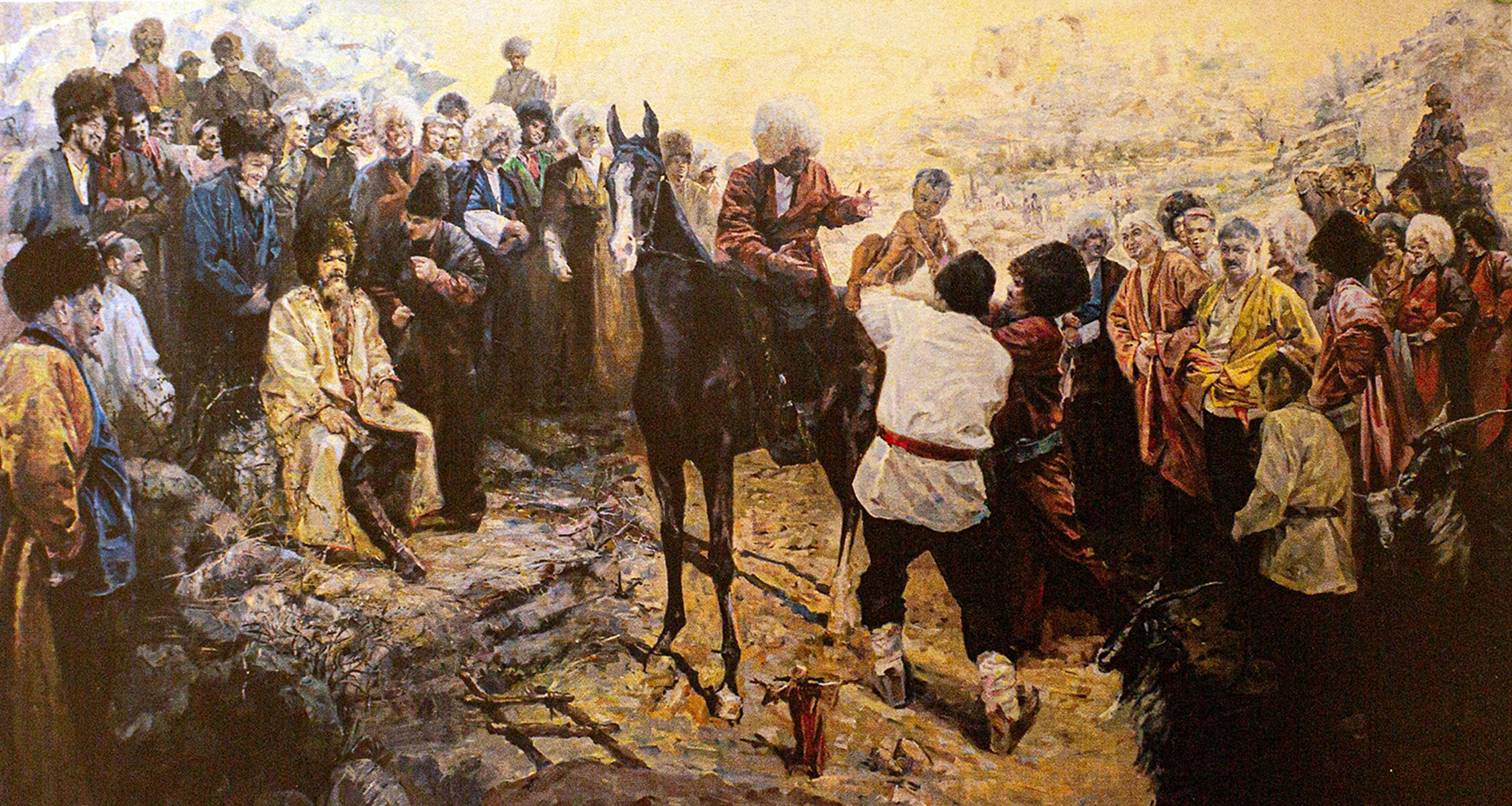 Artist Azat Myradov: Admiring the Heroes’ Feats