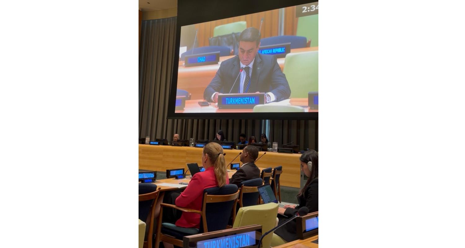 Turkmenistan Presents the Position of the Group of Friends of Neutrality at the UN High-level Forum on the Culture of Peace
