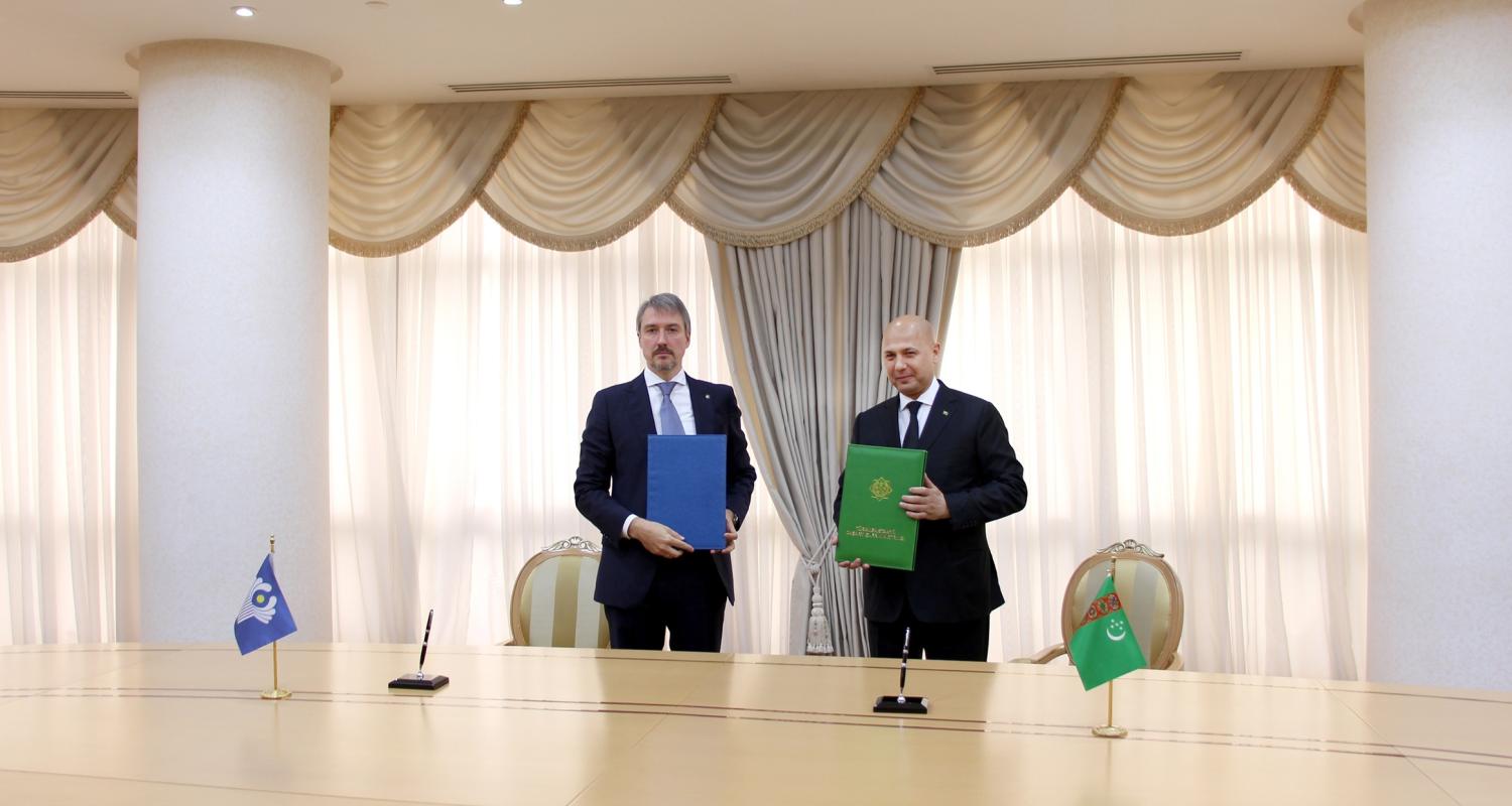 Meeting of the Deputy Minister of Foreign Affairs of Turkmenistan with the Deputy Secretary General of the CIS