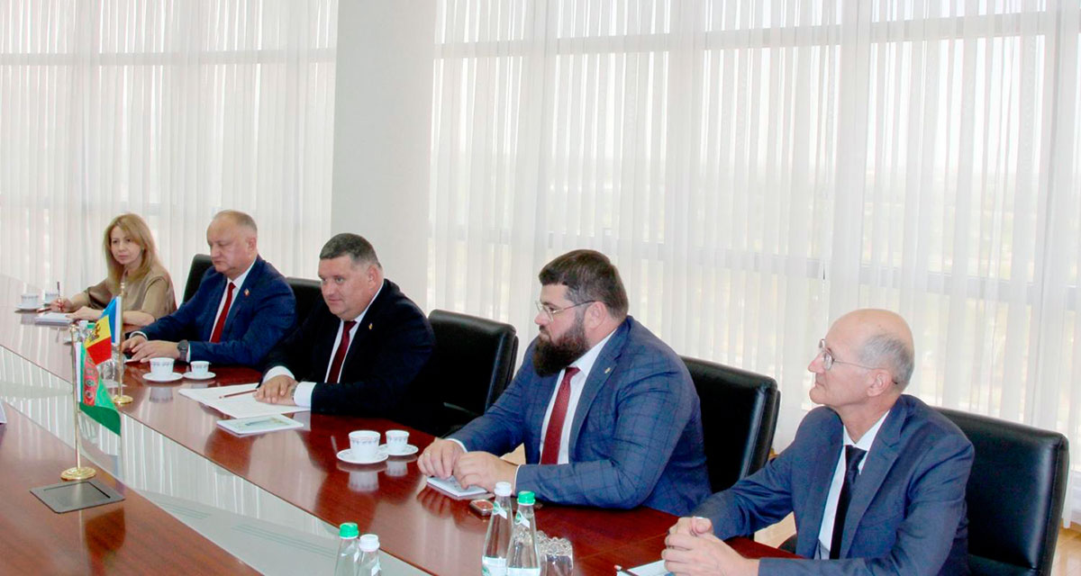 Meeting with the Member of the Parliament of the Republic of Moldova, Chairman of the Parliamentary Friendship Group with Turkmenistan