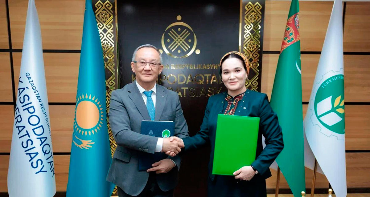 Meeting of the Leadership of Trade Union Associations of Turkmenistan and Kazakhstan held in Astana