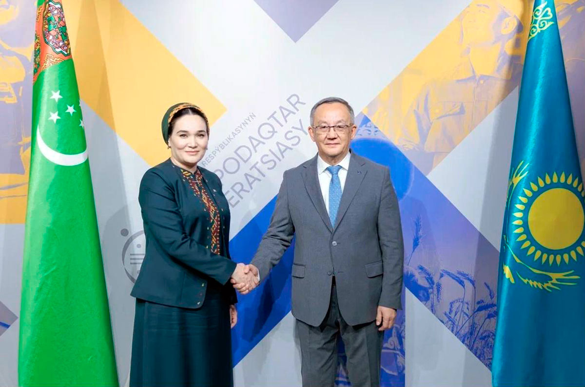 Meeting of the Leadership of Trade Union Associations of Turkmenistan and Kazakhstan held in Astana