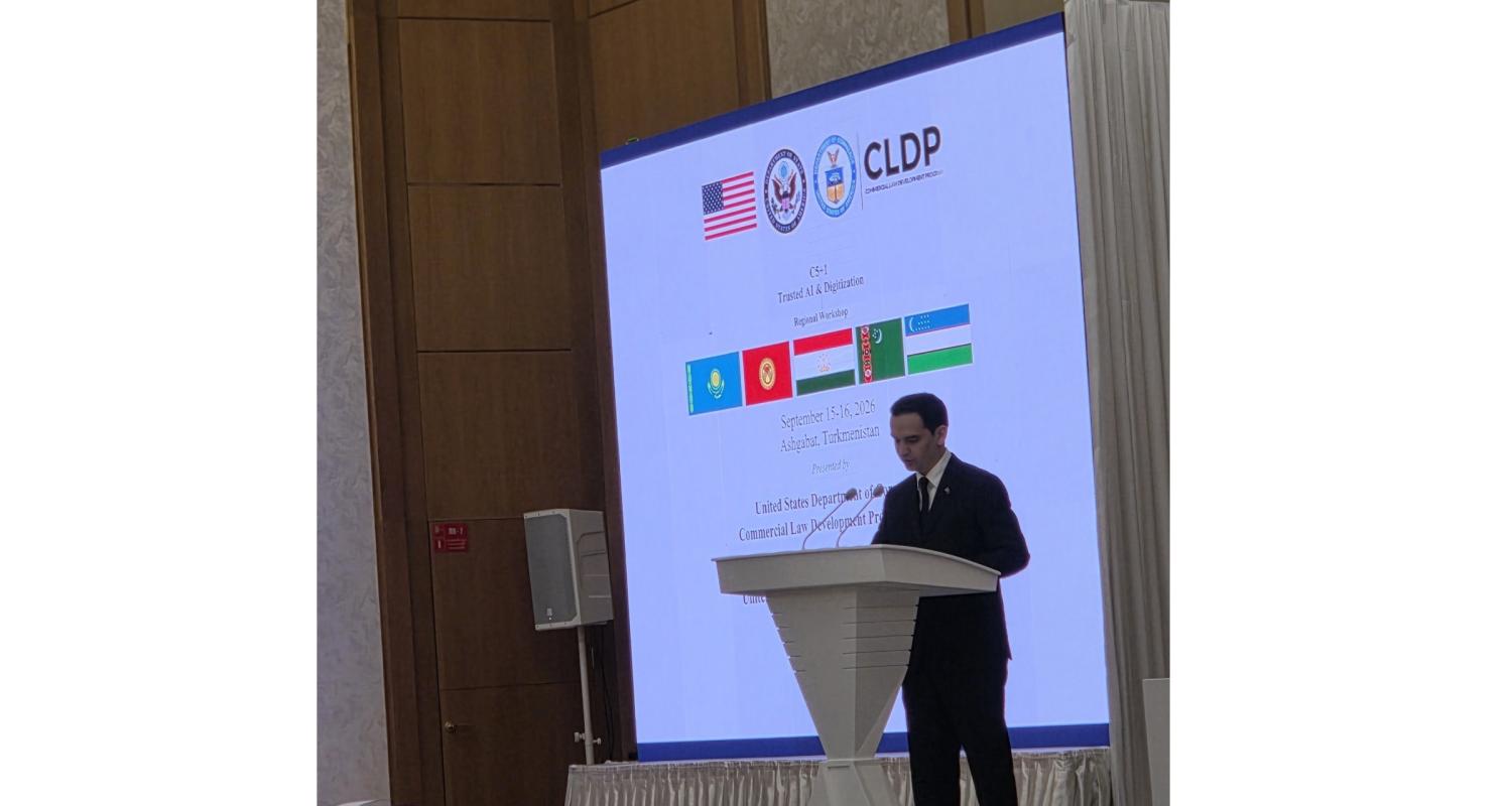 Aşgabatda «C5+1: ygtybarly emeli aň we sanlylaşdyrma» atly seminar geçirildi
