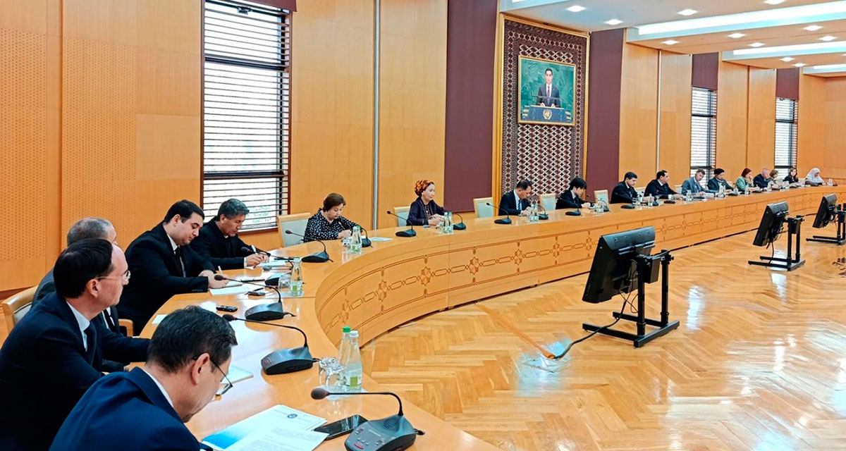 Türkmenistanyň DIM-nde brifing geçirildi