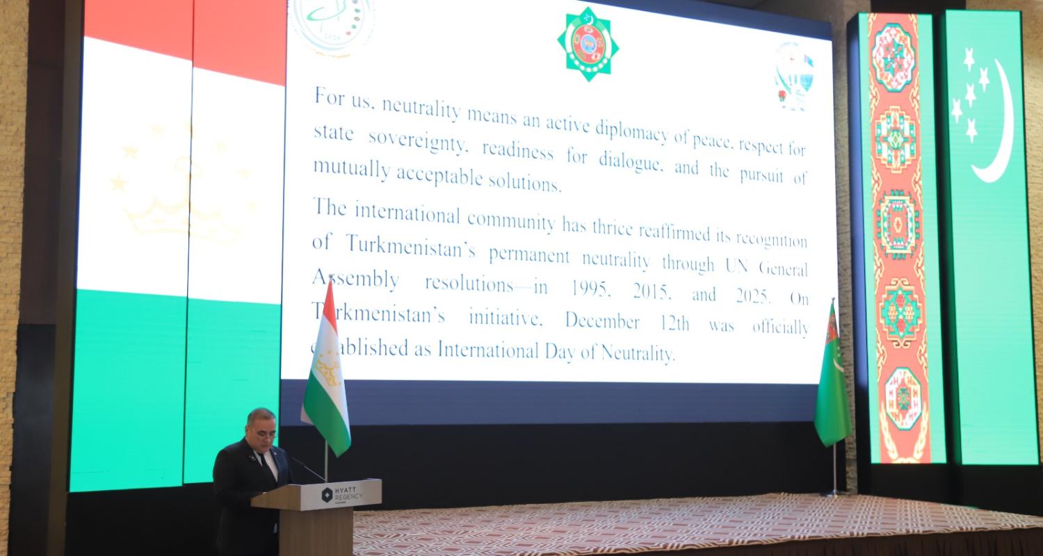 International Scientific and Practical Conference Dedicated to the 35th Anniversary of Turkmenistan’s Independence Held in Dushanbe