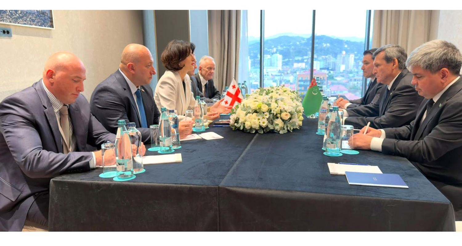 Meeting of the Foreign Ministers of Turkmenistan and Georgia