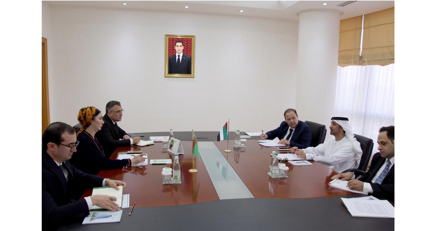 Current aspects of Turkmen-UAE cooperation were discussed