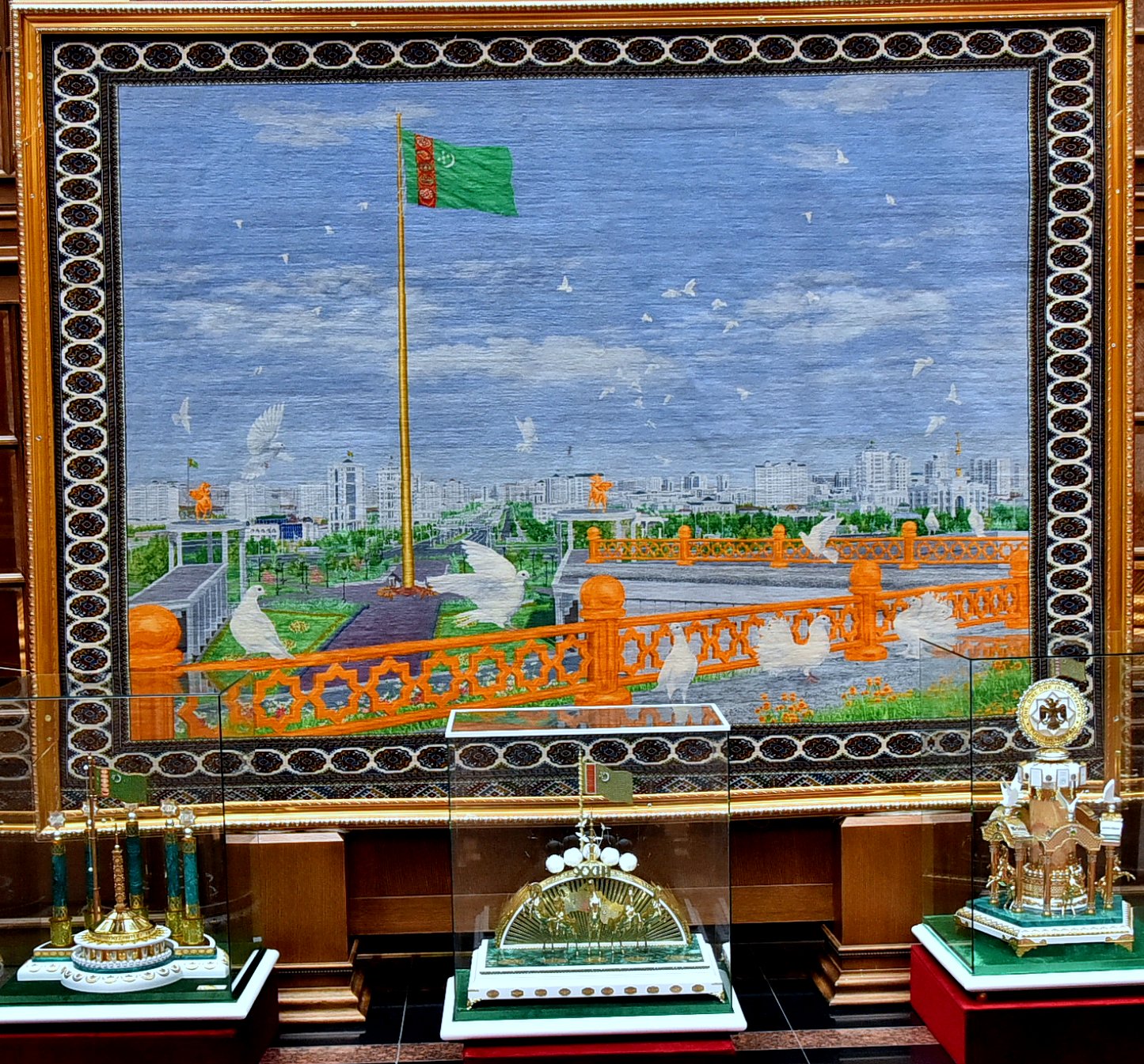 Exhibition Devoted to Constitution and State Flag of Turkmenistan at Main Museum