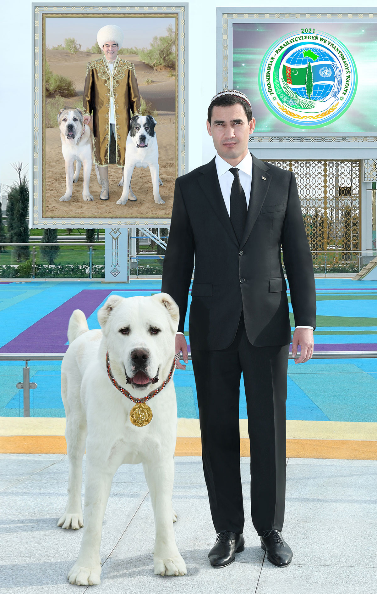 Opening of the complex of International Association «Türkmen alabaý itleri»  has been held in Ashgabat. Opening ceremonies of quarantine center in Ahal  Region, centers of Turkmen shepherd dog in Balkan, Dashoguz, Lebapm