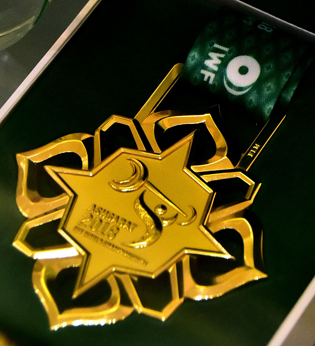 Ceremonial events are held in the Olympic village