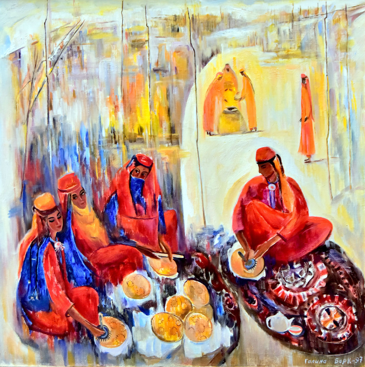 Döwlet muzeýinde guralan sergi Nowruz däpleri we onuň taryhy barada gürrüň berýär