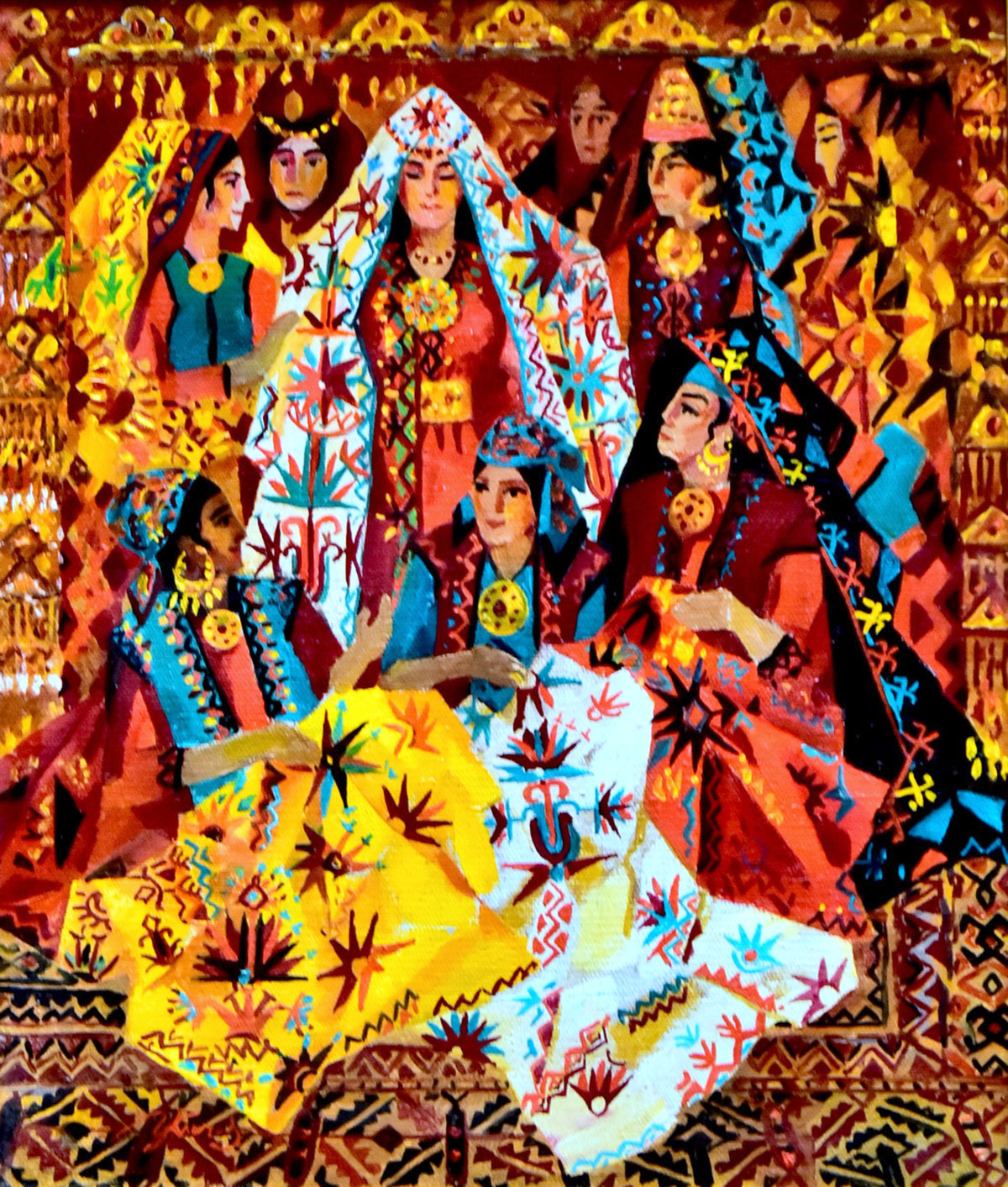 Döwlet muzeýinde guralan sergi Nowruz däpleri we onuň taryhy barada gürrüň berýär