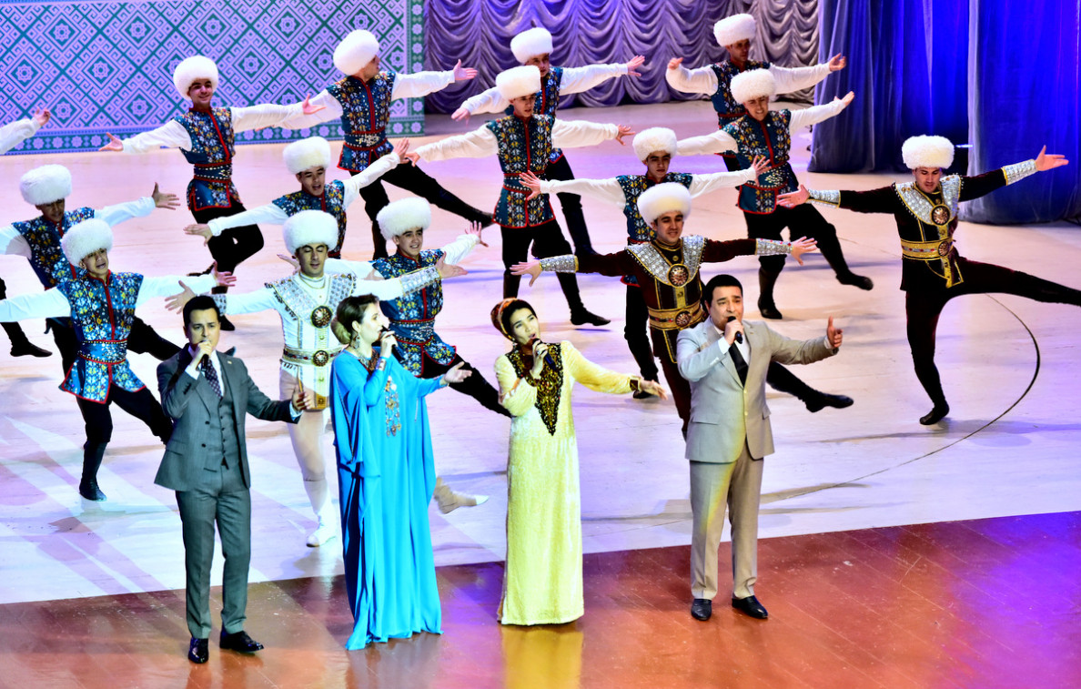 Honoring of Nurali Rahimov and prime release of song on lyrics of the head of the state are held