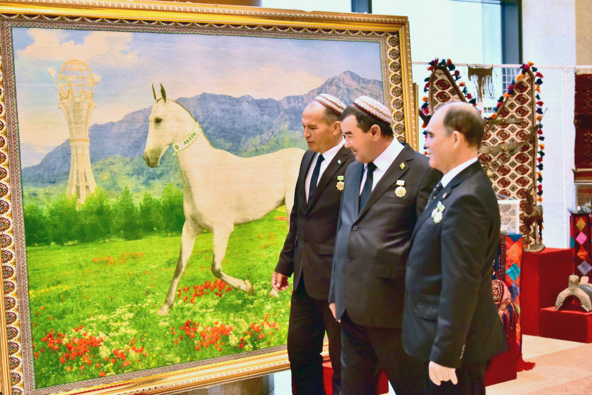 Honoring of Nurali Rahimov and prime release of song on lyrics of the head of the state are held