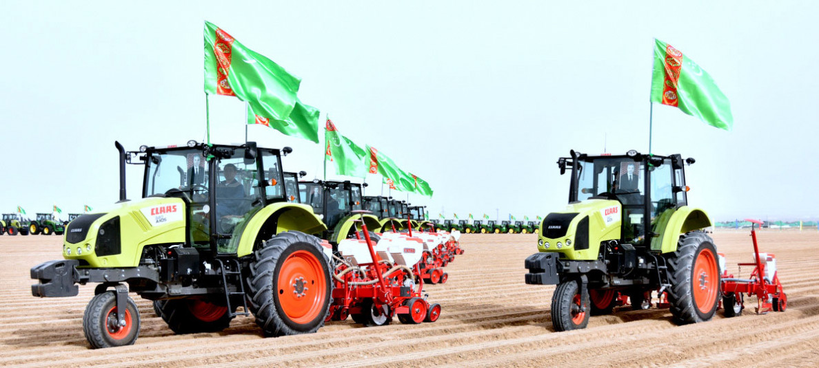 Cotton producers of Ahal, Balkan, Lebap and Mary regions start sowing