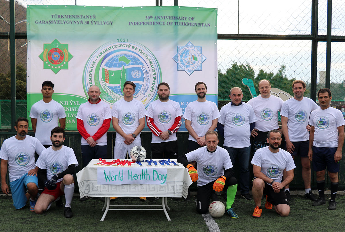 The diplomatic mission of Turkmenistan in Tbilisi organizes Futsal Tournament