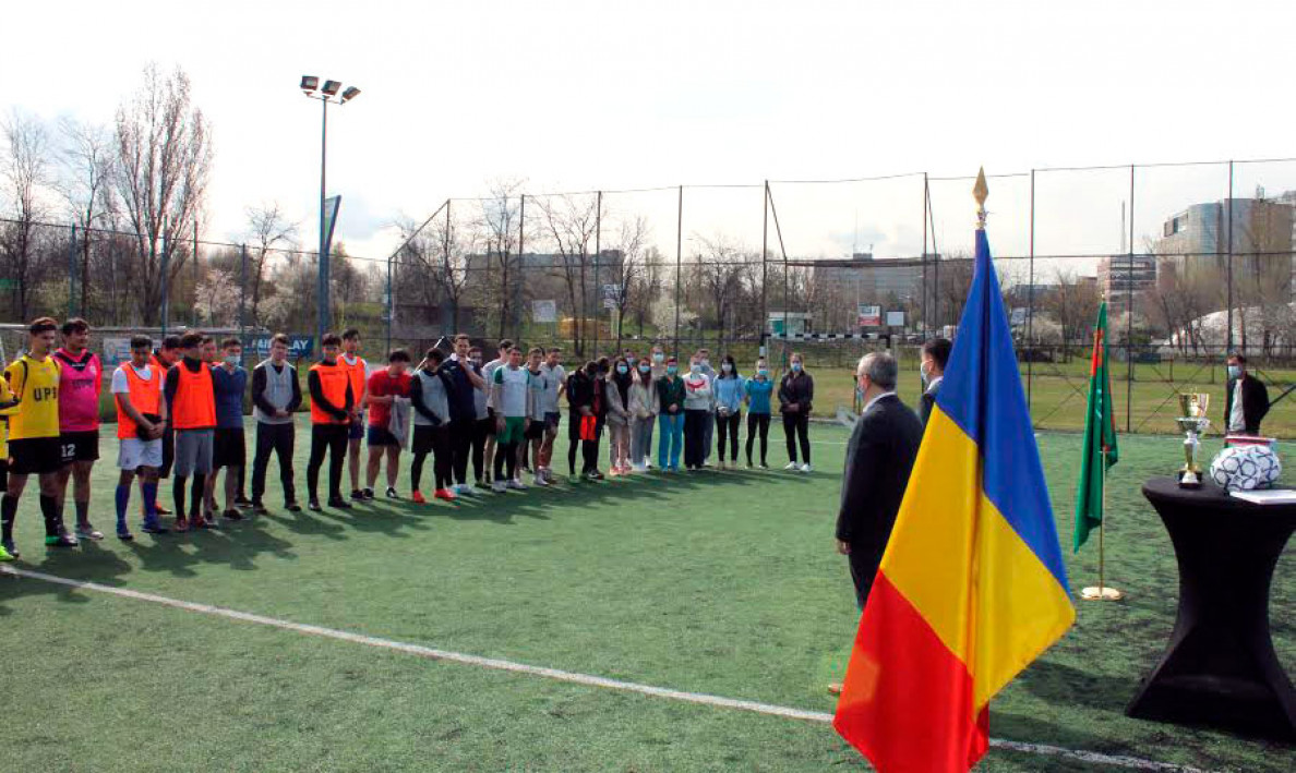 Diplomatic mission of Turkmenistan in Bucharest organizes sport tournament