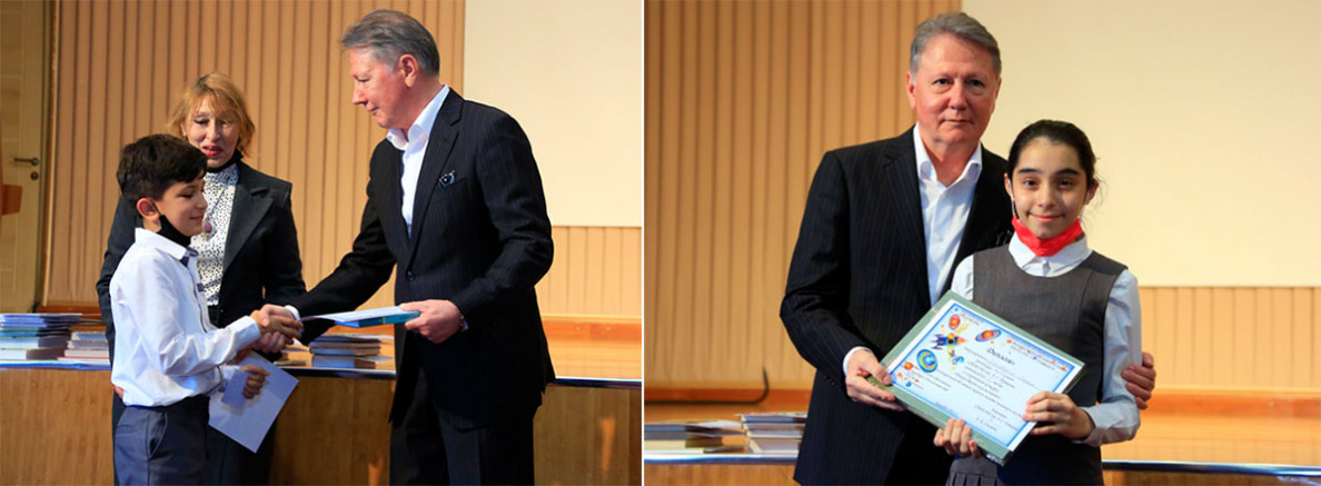 Results of the contest on occasion of International Day of Human Space Flight are summed up in Turkmen – Russian school