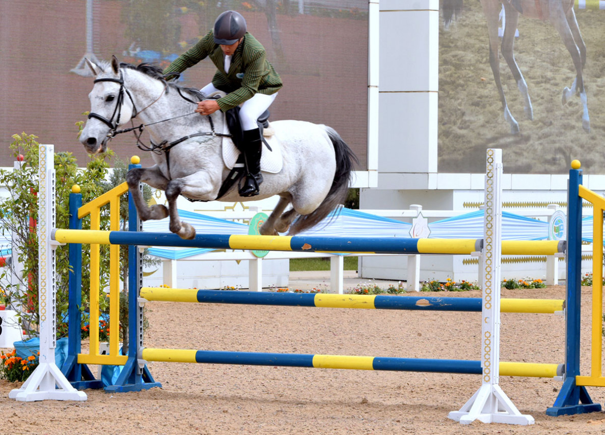 Ashgabat hosts show jumping competitions