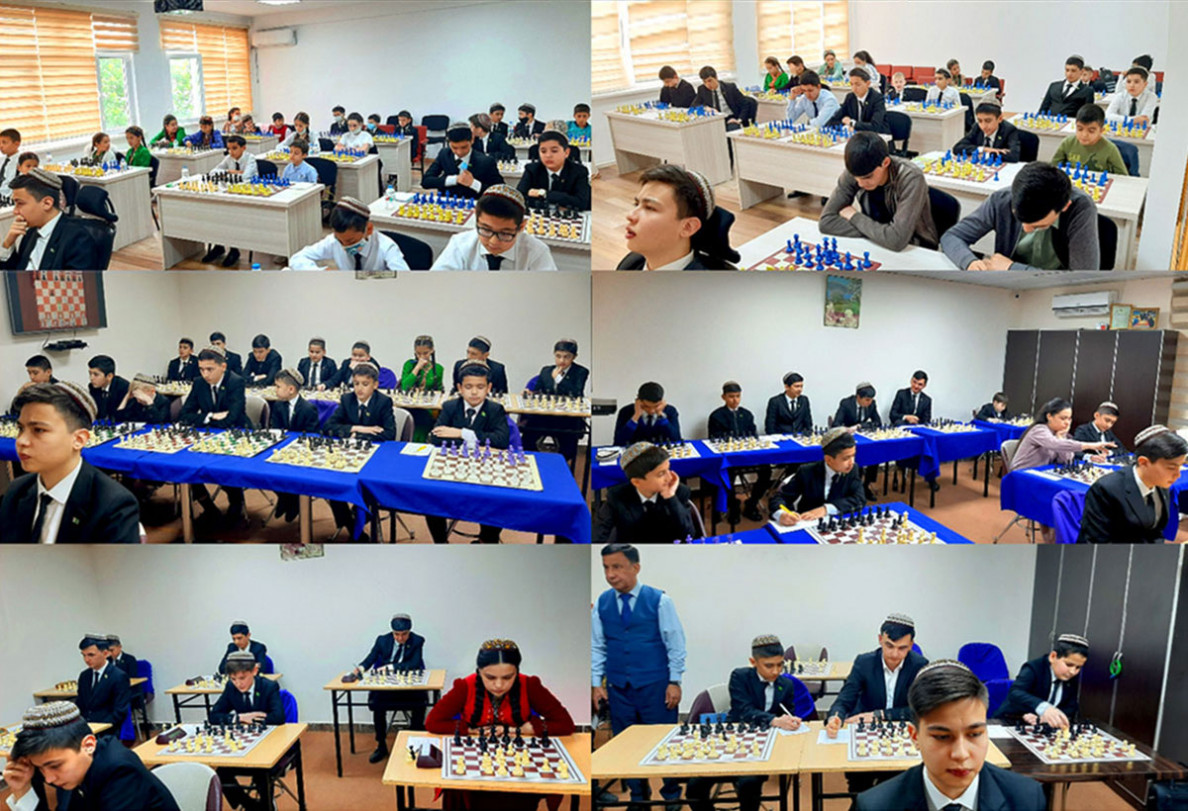 Turkmen chess player dreams to beat world record playing blindfolded