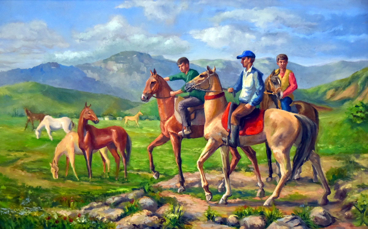 Ахалтекинец и алабай - в центре выставочного повествования