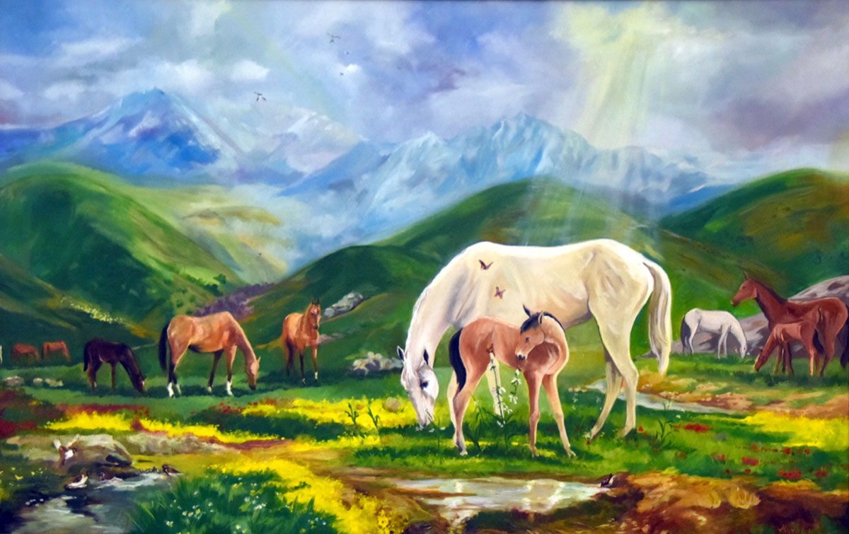 Ахалтекинец и алабай - в центре выставочного повествования