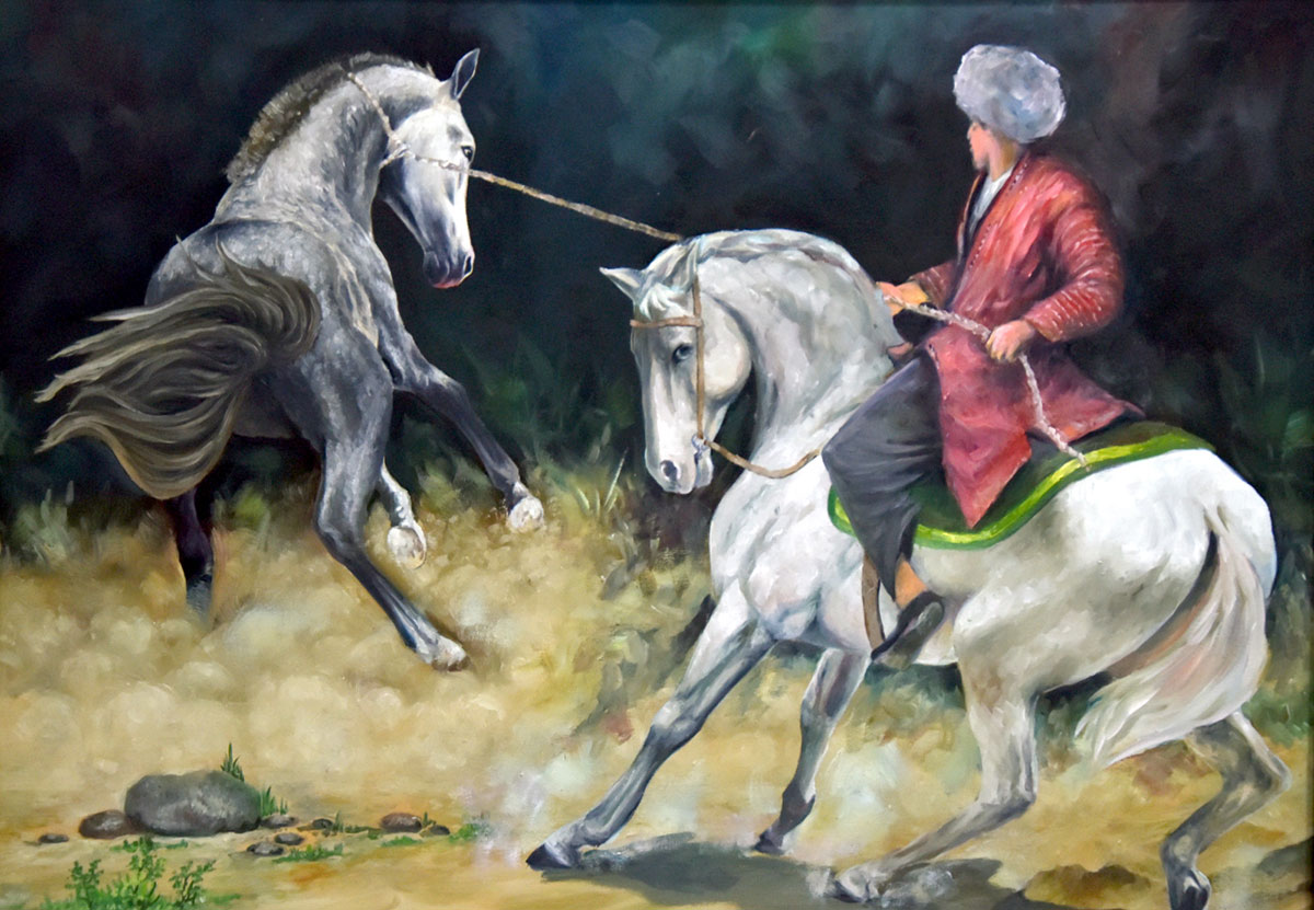 Ахалтекинец и алабай - в центре выставочного повествования