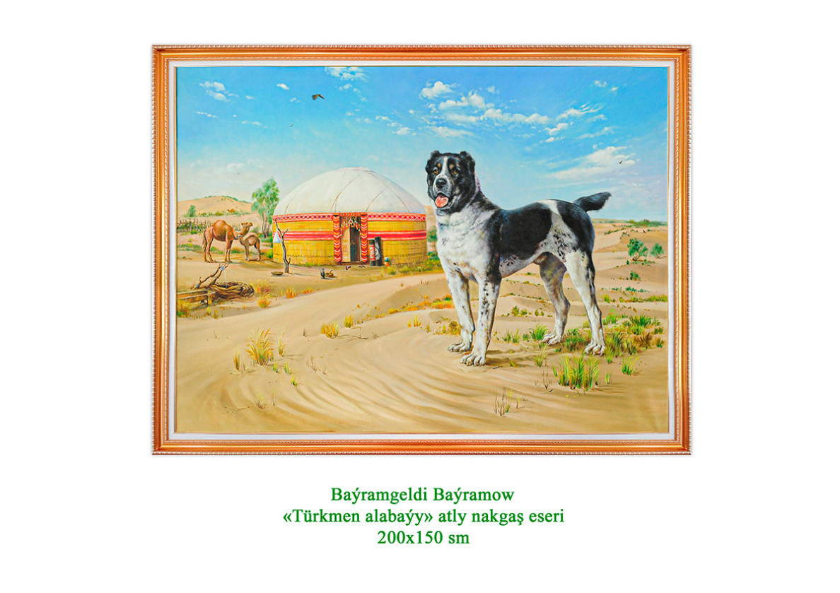 Winners of art contest in honor of Turkmen Shepherd Dog are announced