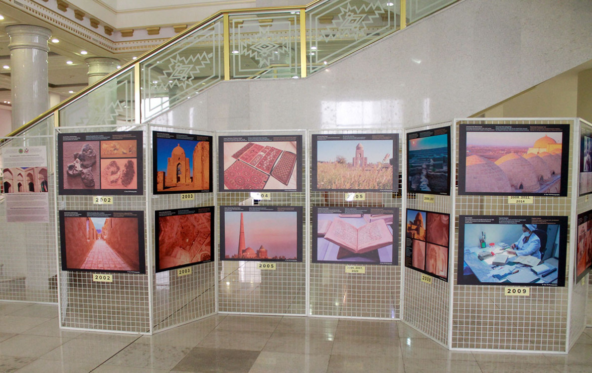 Taryhy-medeni mirasy gorap saklamakda hyzmatdaşlyk: Şekillendiriş sungaty muzeýinde fotosuratlar sergisi açyldy