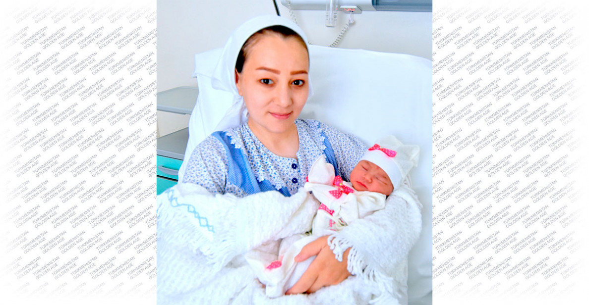 Ashgabat and Merjen are the names of new babies born on the anniversary of the capital